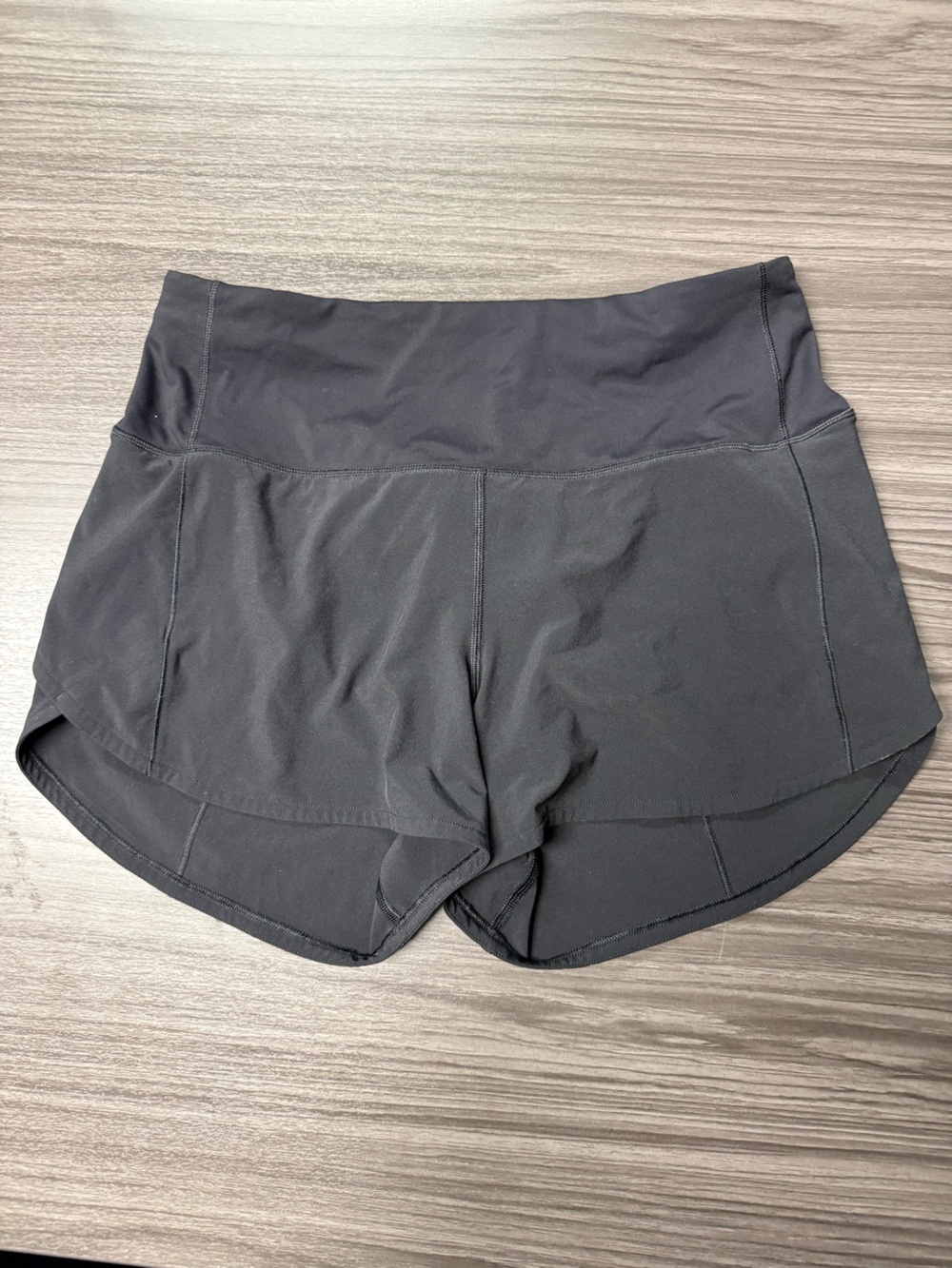 lululemon athletica Black High-Rise Run Shorts